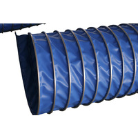 外夾式藍色帆布伸縮風管